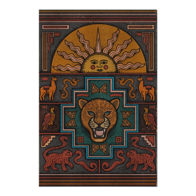 Inka-Kunst Poster (Vorderseite)