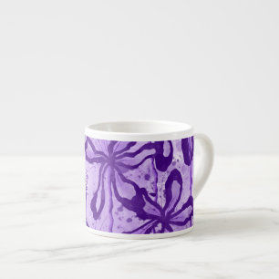 Inkalte Blume Lila Espressotasse