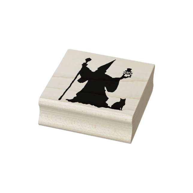 Inkantationsassistent Silhouette Kunst Briefmarke Gummistempel (Stempel)