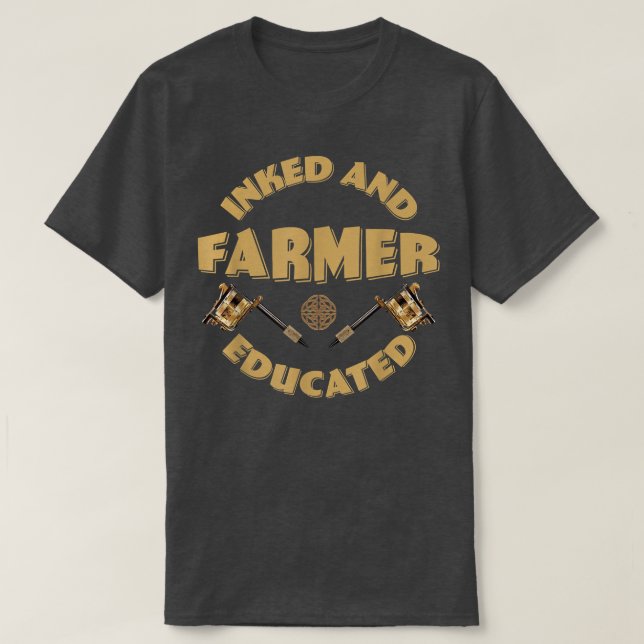 Inkater und gebildeter Bauer T-Shirt (Design vorne)