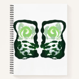 Inkblot Art Notebook Notizbuch