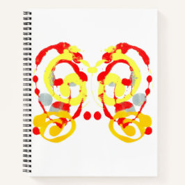Inkblot Art Notebook Notizbuch