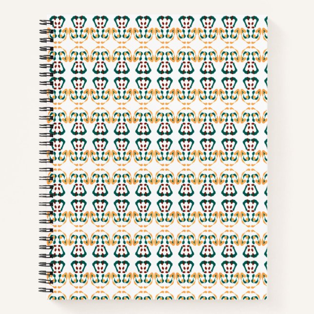 Inkblot Art Notebook Notizbuch (Vorderseite)