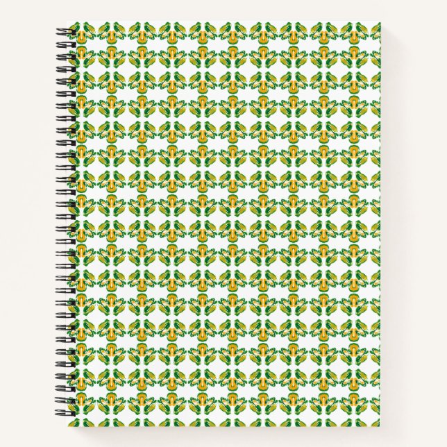 Inkblot Art Notebook Notizbuch (Vorderseite)
