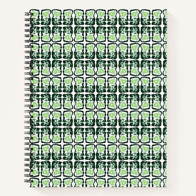 Inkblot Art Notebook Notizbuch (Vorderseite)