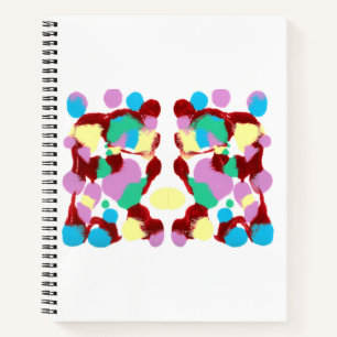 Inkblot Art Notebook Notizbuch