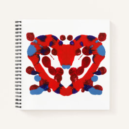 Inkblot Art Notizbuch