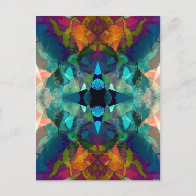 Inkblot Imagination Postkarte (Vorderseite)