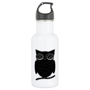Inkblot Owl Edelstahlflasche