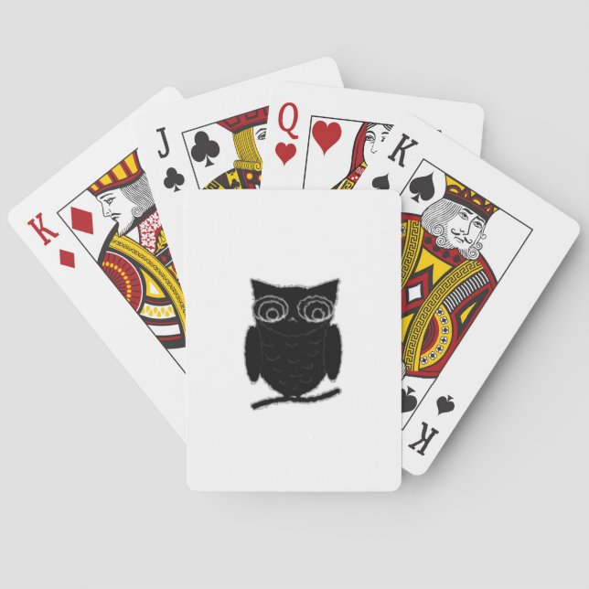 Inkblot Owl Spielkarten (Rückseite)
