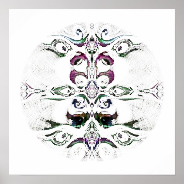 InkBlot - Symmetrie 2 Poster (Vorne)