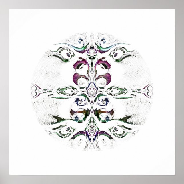 InkBlot - Symmetrie 4 Poster (Vorne)
