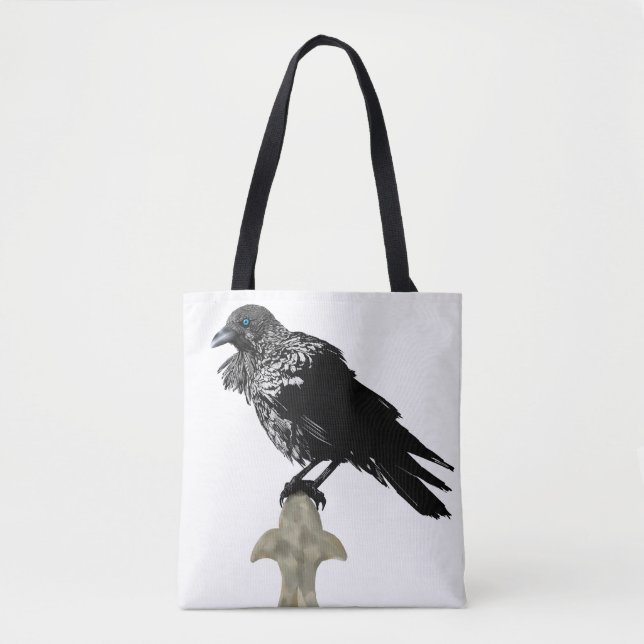 Inked Raven Tasche (Vorderseite)