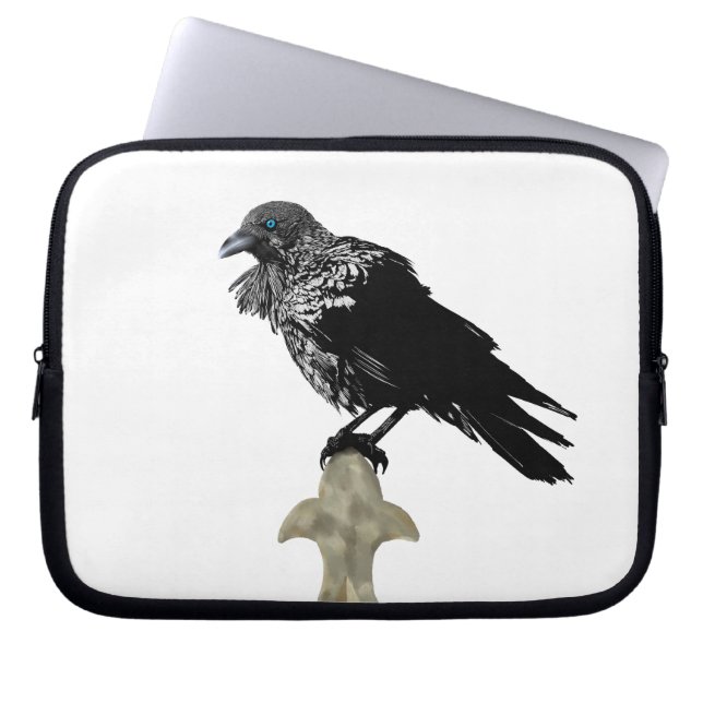 Inken Raven Laptopschutzhülle (Vorderseite)