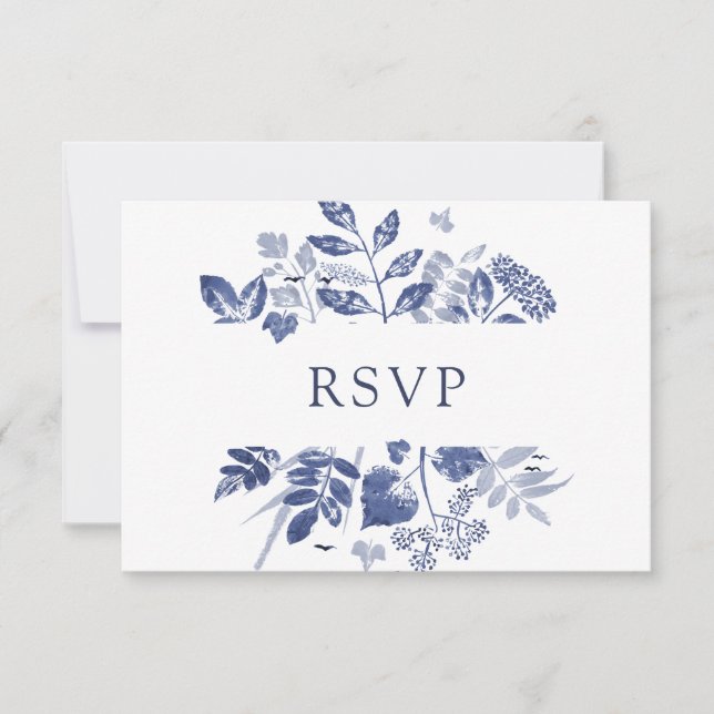 Inkleben | HochzeitsrSVP RSVP Karte (Vorderseite)