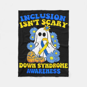 Inklusion ist kein Beängstigendes Halloween-Ghost- Fleecedecke