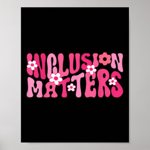 Inklusion S Special Bildung Teacher Health Aware Poster
