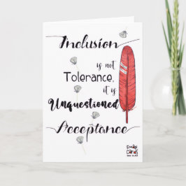 Inklusion zählt - Akzeptanz Karte