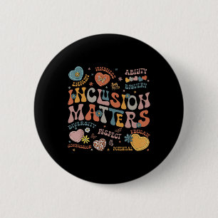 Inklusionsprobleme-Shirt Autism Awareness Special Button