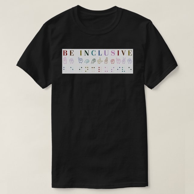 Inklusiv Print T-Shirt (Design vorne)