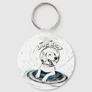 Inklusive Hunde-Raum-Design Schlüsselanhänger