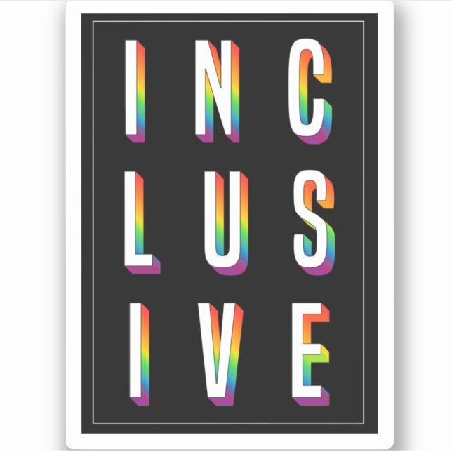 INKLUSIVE STICKER (Vorderseite)