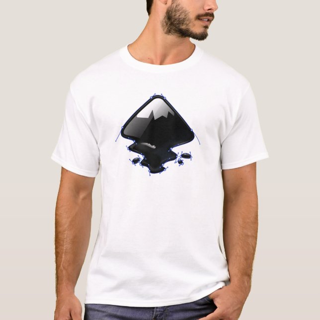Inkscape Weg T-Shirt (Vorderseite)