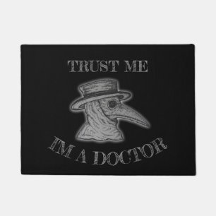 Inktober: Pest-Doktor Fußmatte