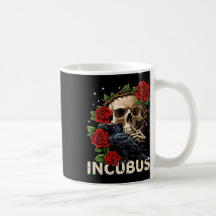 Inkubus Crow Links Skull Blume Halloween Kostüm 1 Kaffeetasse