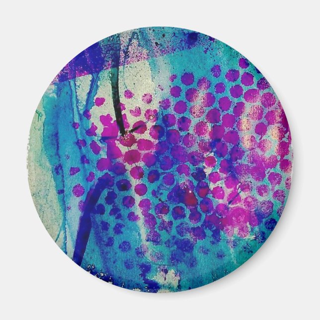 Inky Abstrakt Magnet (Vorne)