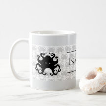 Inky Bones Press Tasse