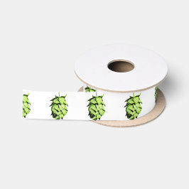 Inky Hopfenillustration für Bier-Liebhaber! Satinband