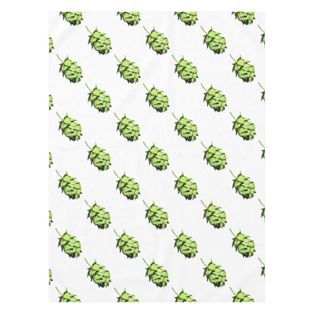 Inky Hopfenillustration Tischdecke (Vorderseite)