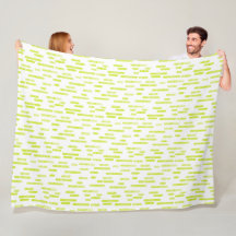 Inky Rounded Lines Muster | Bright Lime Green