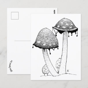 Inkycap Postkarte