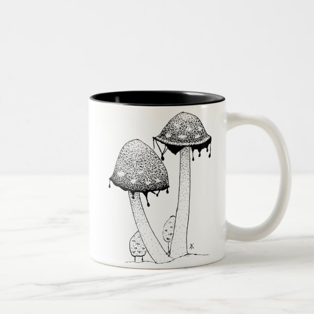 Inkycap Zweifarbige Tasse (Rechts)