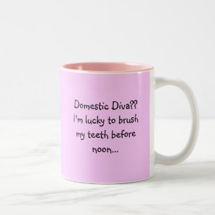 Inländische Diva?? Ich bin glücklich, meinen Zweifarbige Tasse