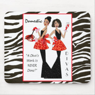 "Inländische Divas" - die Arbeit einer Diva wird Mousepad