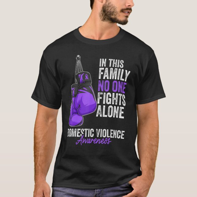 Inländische Gewalt Aufklärung Monat Handschuhe Lil T-Shirt (Vorderseite)
