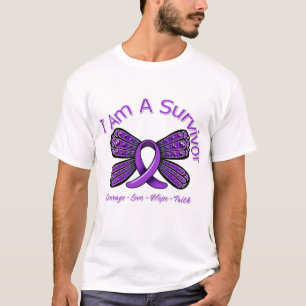 Inländischer Gewalt-Schmetterling bin ich ein T-Shirt