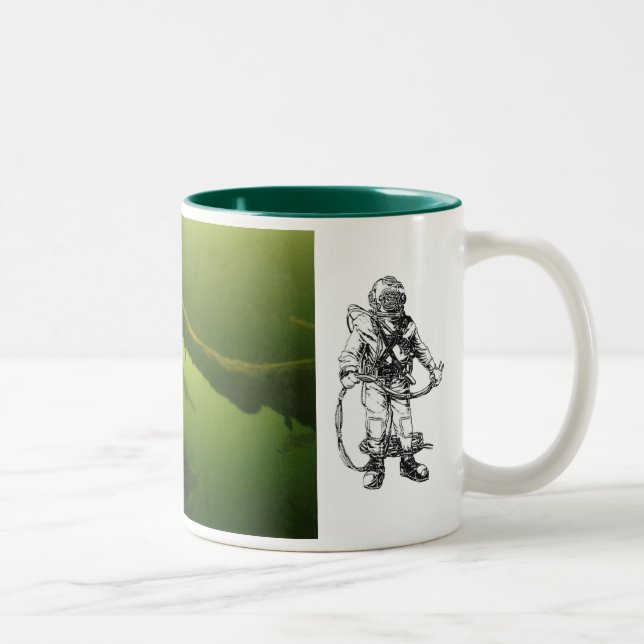 Inländisches kommerzielles Tauchen Zweifarbige Tasse (Rechts)