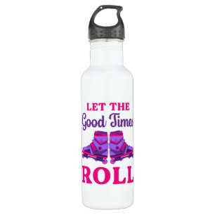 Inline Girl Skaten Queen Skater Funny Gift Idee Edelstahlflasche