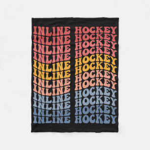 Inline-Hockey Groovy Retro-Sport  Fleecedecke