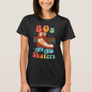 Inline-Skate-Rollschuhe 80er Rollerskating Roller T-Shirt