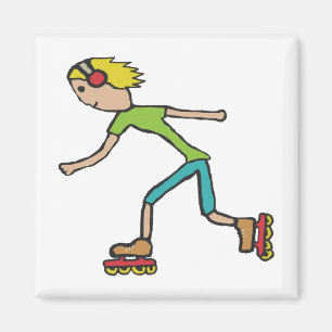 Inline-Skaten Magnet