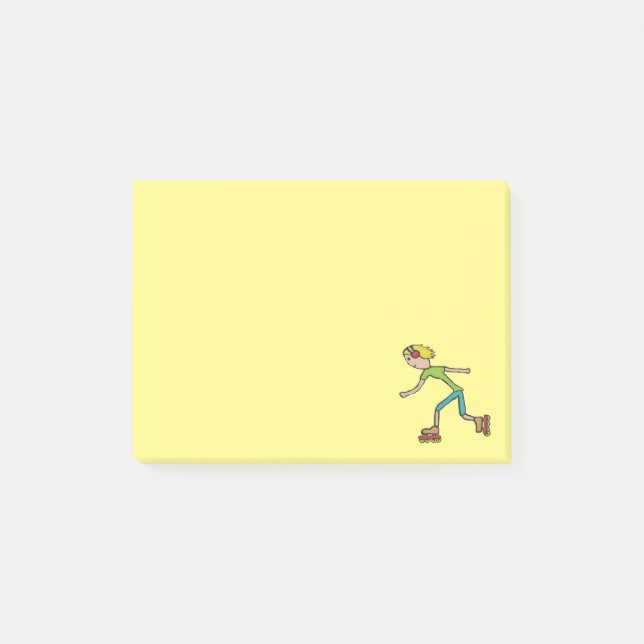 Inline-Skaten Post-it Klebezettel (Vorderseite)