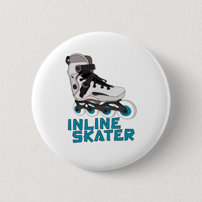 Inline-Skater Button (Vorderseite)