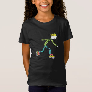 Inline-Skating-Stickman T-Shirt