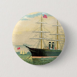 Inman Steamship Company Button