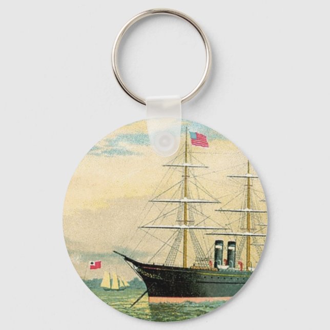Inman Steamship Company Schlüsselanhänger (Vorderseite)